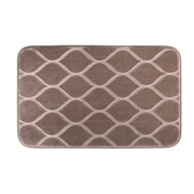 Dywanik łazienkowy WAVE 45x70cm taupe